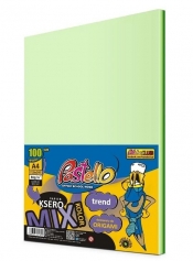 Papier ksero A4 80g 5 kolorów zielonych 100 arkusz