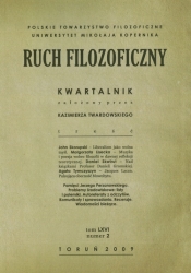 Ruch filozoficzny Kwartalnik tom LXVI Nr 2