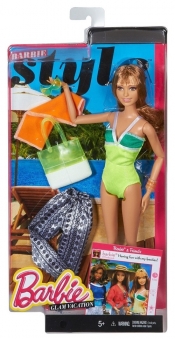 Barbie lalka Stylowe wakacje (CFN05/CFN07)