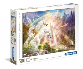 Puzzle High Quality Collection 500: Sunset Unicorns (35054) - Praca zbiorowa