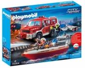 Samochód strażacki z łodzią strażacką (70054)