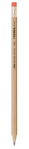 Ołówek Lyra Pro Natura HB z gumką (L1350100 FIL)