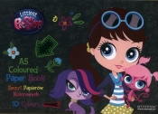 Zeszyt papierów kolorowych A5 Littlest Pet Shop 10 kartek 25 sztuk