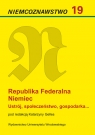 Republika Federalna Niemiec Ustrój, społeczeństwo, gospodarka