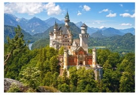 Puzzle 500: View of the Neuschwanstein Castle, Germany (B-53544)