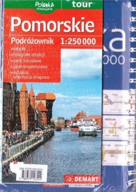 Podróżownik Pomorskie 1:250 000 + atlas sam PL - Praca zbiorowa