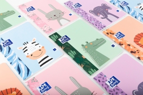 Zeszyt Oxford Kids A5/32k linia podwójna kolorowa, 1 szt