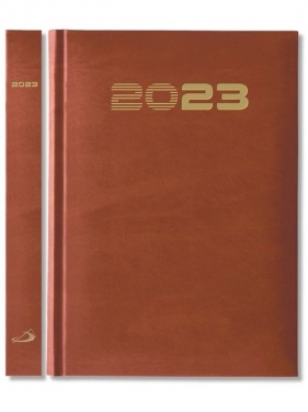 Terminarz standard brązowy A5 2023