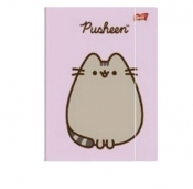 Teczka z gumką A4, 300 g/m2 - Pusheen violet