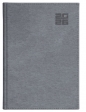 Kalendarz 2026 B5 dzienny Aluminium Standard SREBRNY
