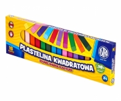 Plastelina Astra kwadratowa, 18 kolorów (83814904)