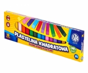 Plastelina Astra kwadratowa, 18 kolorów (83814904)