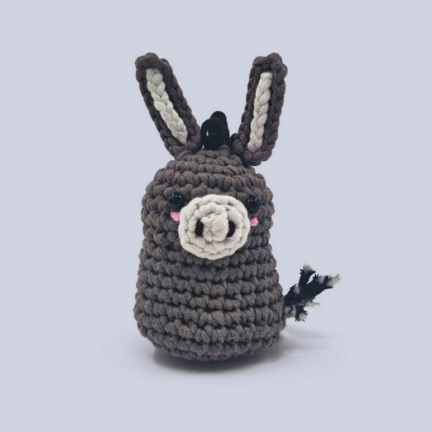 Zestaw do szydełkowania osiołek Donkeyko