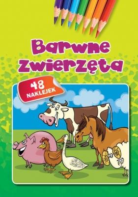 Barwne zwierzęta Kolorowanka