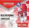 Klej w płynie biurowy 125ml transparentny 12 sztuk