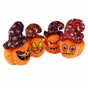 Halloweenowa maskotka - Dynia w czapce, 20 cm
