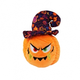 Halloweenowa maskotka - Dynia w czapce, 20 cm