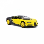 Model kompozytowy Bugatti Chiron żółto-czarny 1/24 (10131514YLBK)