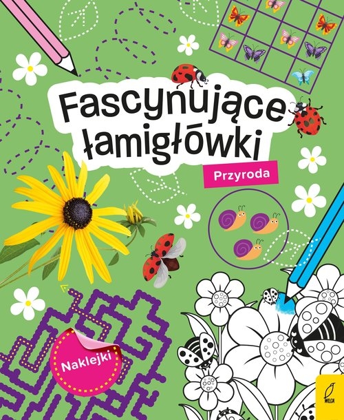 Fascynujące łamigłówki z naklejkami. Przyroda