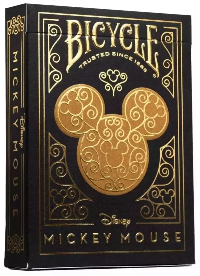 Karty do gry Bicycle Black and Gold Mickey