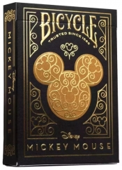 Karty do gry Bicycle Black and Gold Mickey