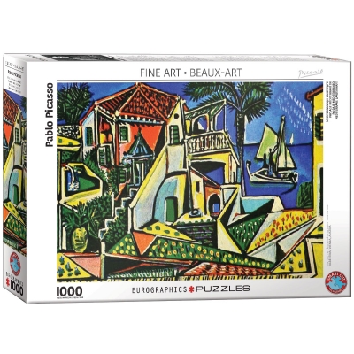 <img src='https://webimage.pl/pics/546/8/d628136658546.jpg' style='height:440px' /> Puzzle 1000 Picasso Mediterranean Landscape 6000-5854