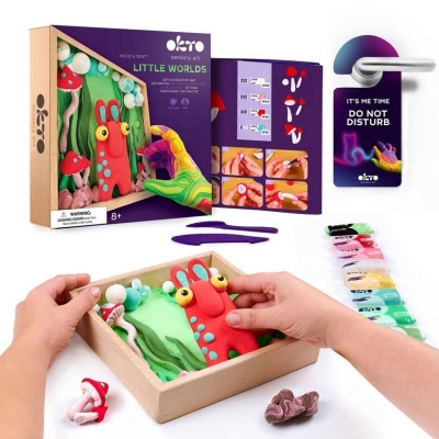 Zestaw DIY z masy plastycznej Mama Troll