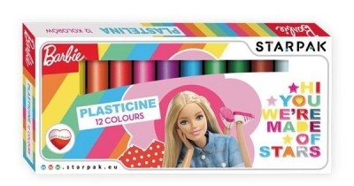 Plastelina Starpak, 12 kolorów - Barbie (280997)