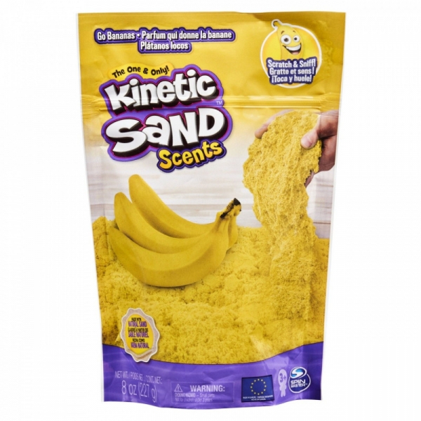 Piasek kinetyczny KINETIC SAND Smakowite zapachy, Banana Slipt (6053900/20124652)