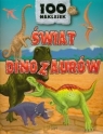 Świat dinozaurów Książeczka z naklejkami 100 naklejek