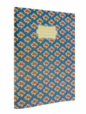 Zeszyt A5/40K linia, niebieski - Vintage B