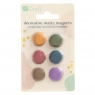 Magnesy ozdobne matowe 6szt