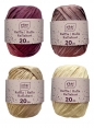 Rafia na szpulce 20m Satin Gold, 12 szt.