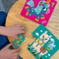 Piankowe puzzle 2w1 - Jednorożec i lama (RK6050-02)