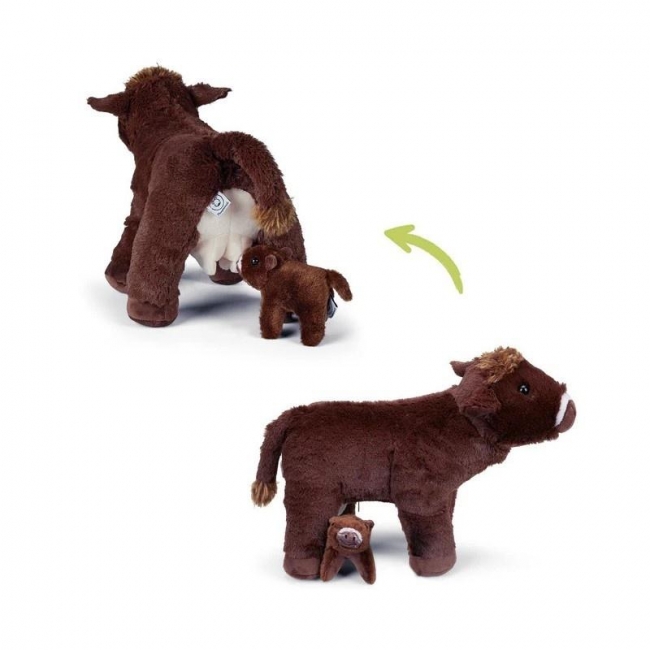 Mama krówka z młodą krówką