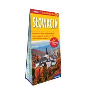 Słowacja laminowany map&guide 2w1 przewodnik i mapa - praca zbiorowa