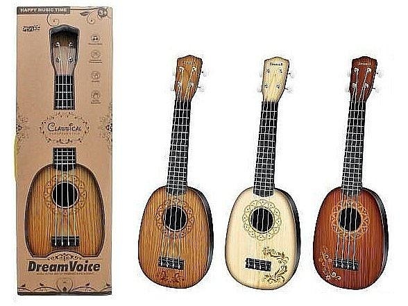 <img src='https://webimage.pl/pics/548/2/d5901271622548.jpg' style='height:440px' /> Ukulele 67x21x7,8cm MIX