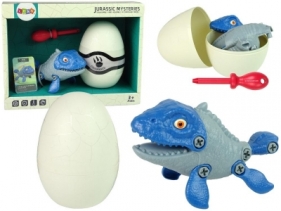 Zestaw Dinozaur Mosasaur z Jajkiem DIY