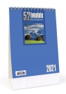Kalendarz 2021 Biurkowy - 52T niebieski CRUX