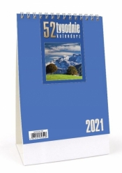 Kalendarz 2021 Biurkowy - 52T niebieski CRUX - Praca zbiorowa