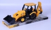 Traktor z koparką
