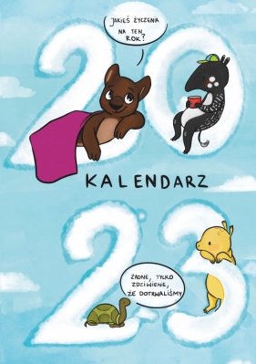 Kalendarz książkowy 2023 - Torbacz Wombat - Ksenia Potępa