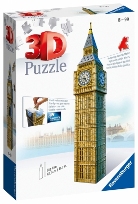 Ravensburger, Puzzle Budynki 3D: Big Ben (12554)