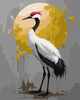 Malowanie po numerach - Złota egzotyka 40x50cm