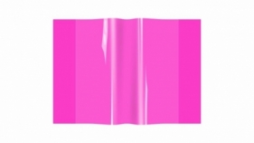 Okładka zeszytowa A5 PVC neon różowy (10szt)