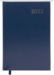 Kalendarz książkowy 2022 A5 niebieski EASY