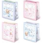 Torebki prezentowe XL-68 Baby boy baby girl 10 sztuk