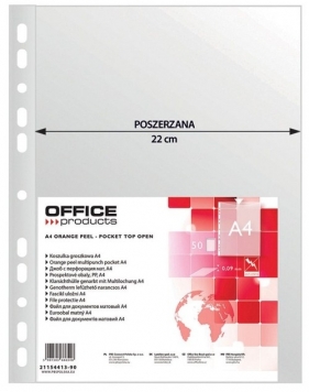 Koszulka na dokumenty A4 groszkowa Office products 50 sztuk (21154413-90)