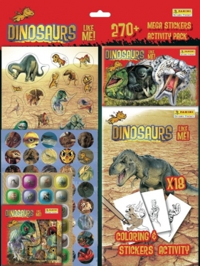 Naklejki Mega Stickers Dinozaury