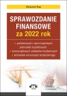 Sprawozdanie finansowe za 2022 rok państwowych i samorządowych jednostek budżetowych samorządowych